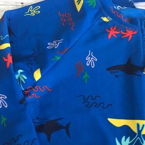 Hanna Andersson Swim - NWT Hanna Andersson blue rash guard Hanna Andersson Swim - NWT Hanna Andersson blue rash guard